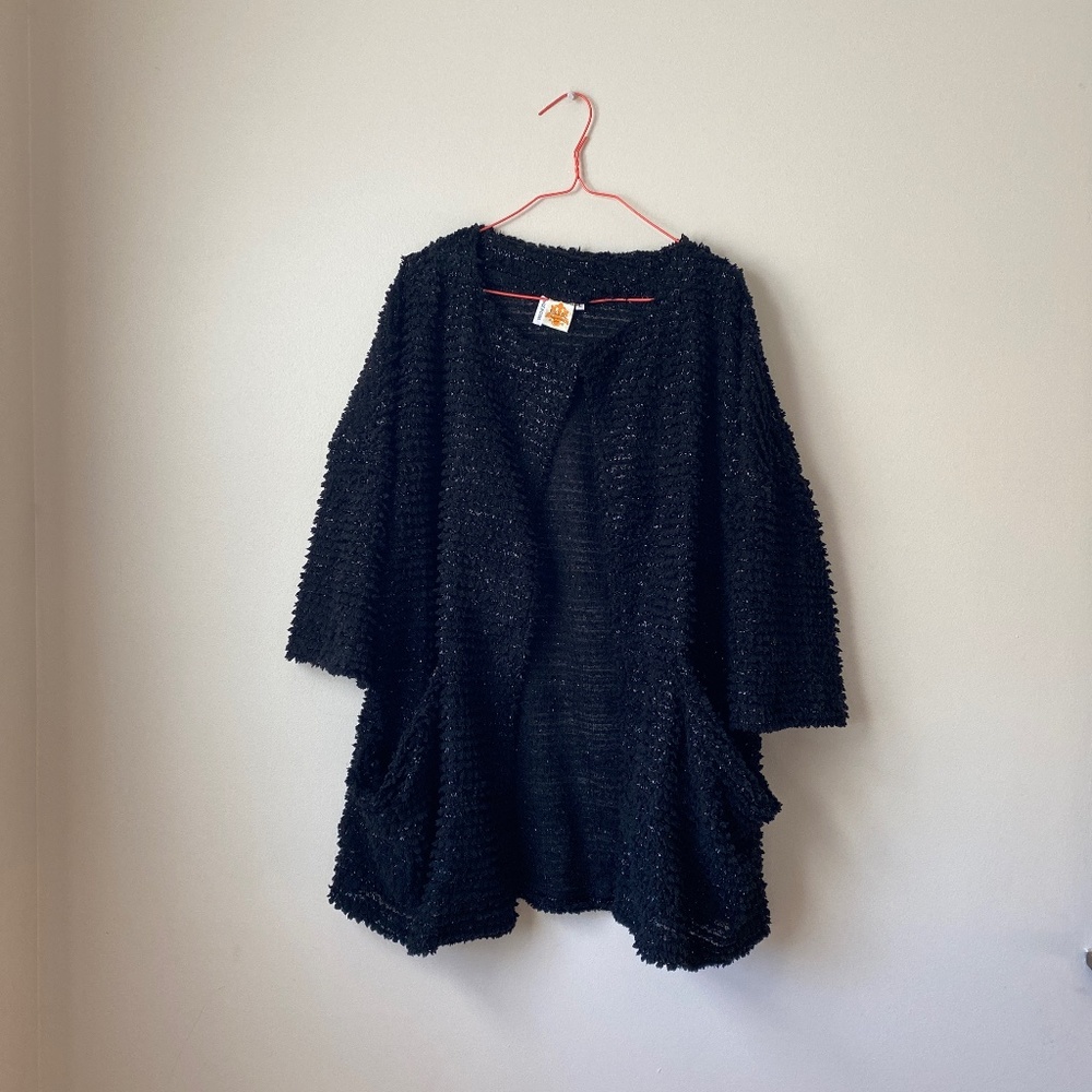 Fun oversized sparkly cardigan